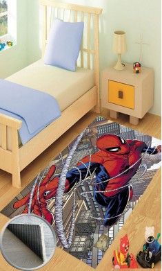 Örümcek Adam Erkek Çocuk Odası Halısı - KIDS DH 3006…